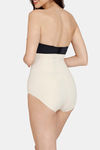 Zivame All Day Light Weight Highwaist Brief - Oyster White — thumbnail 4